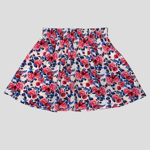 Streetwear Society Rose Floral Circle Skirt - Picture 1 of 4